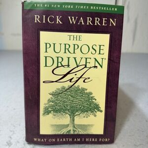 The Purpose Driven Life Rick Warren Hardcover Zondervan Christian Spiritual Grow